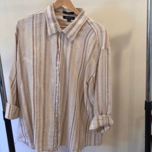 tan dress shirt from brandini - linen